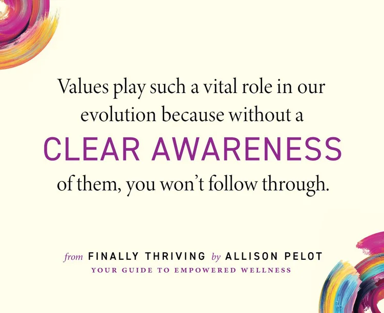 Finally Thriving quote graphic